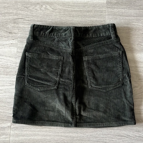 WILFRED FREE CORDUROY GREEN SKIRT - Picture 3 of 3